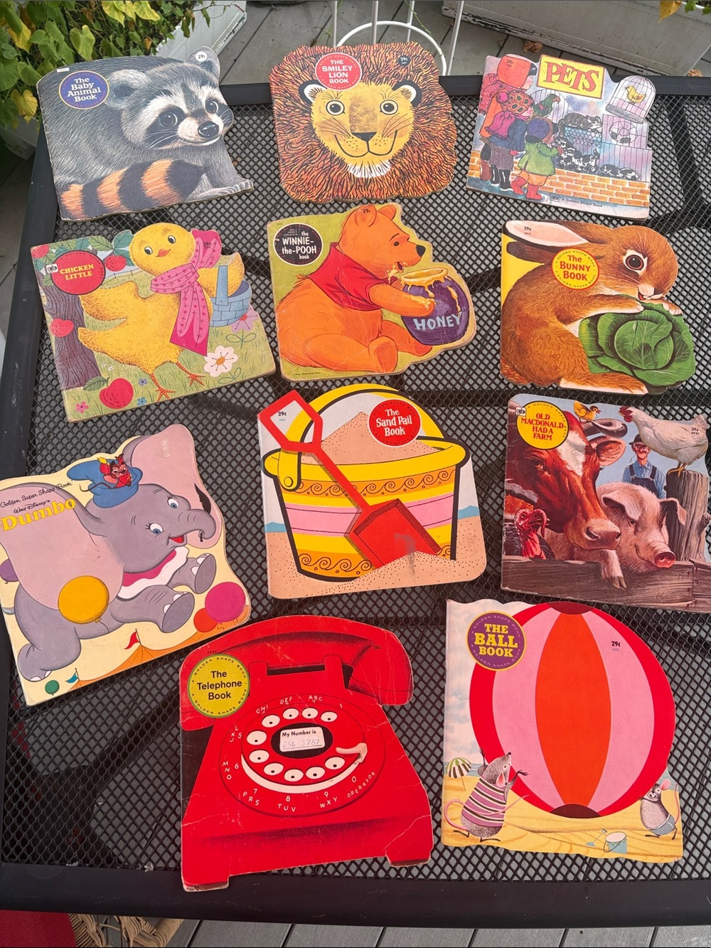 Vintage Die-Cut Golden Shape Books 60s-70’s